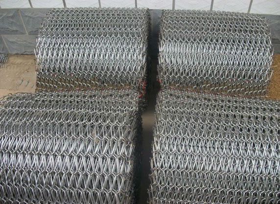 316 Grade Stainless Steel Wire Mesh Conveyor Belt Balanced Weave